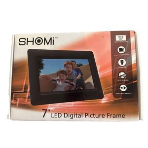 7" Digital‎ Picture Frame No PC Required Easy to Use Shomi #SP-704P-2